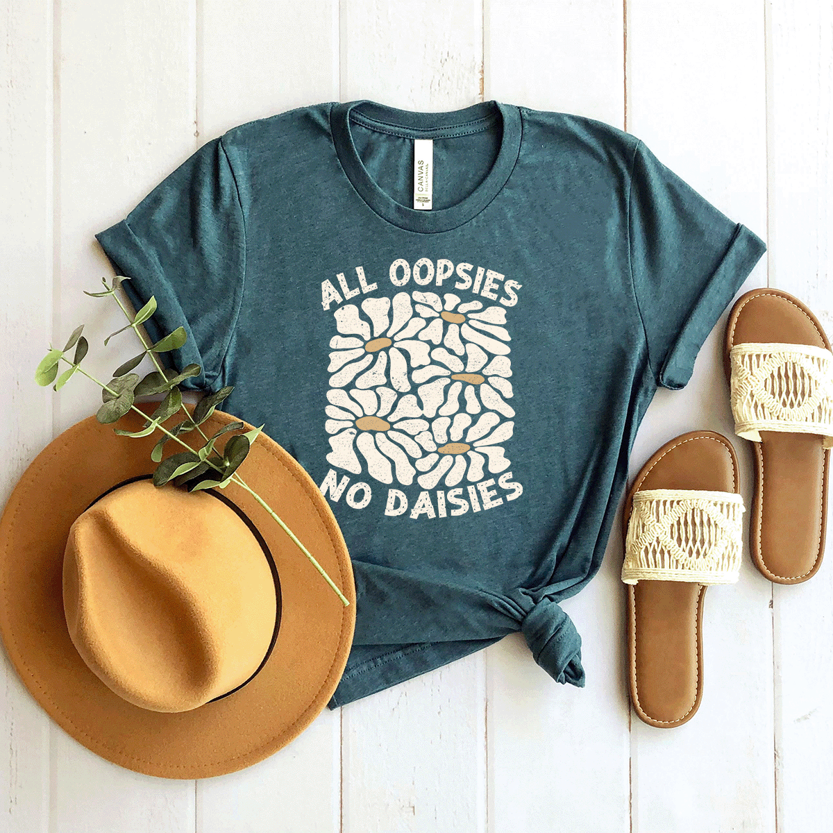 All Oopsies, No Daises - Bella+Canvas Tee (v4)