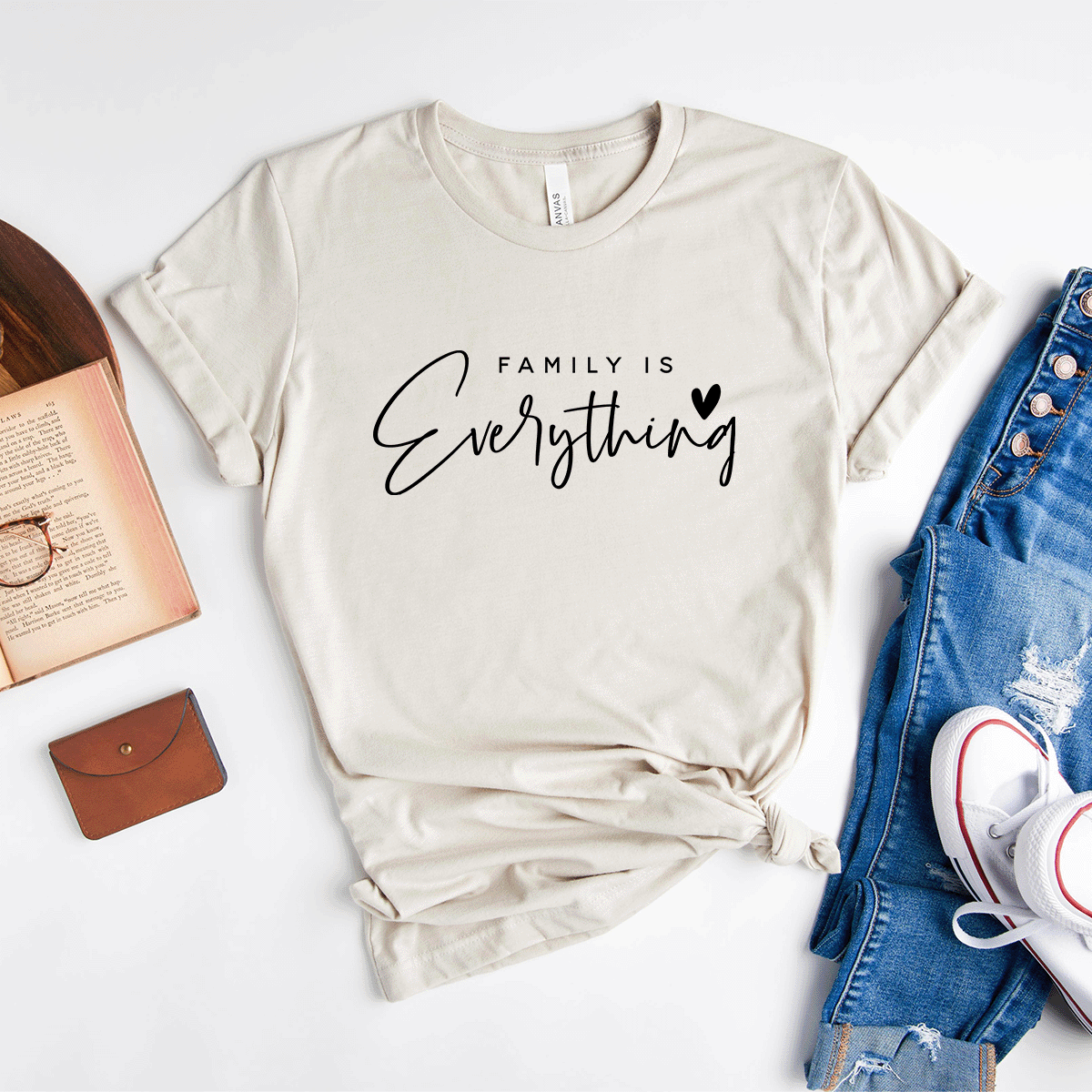 Family Is Everything - Bella+Canvas Tee