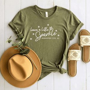 Leave a Little Sparkle Wherever You Go - Bella+Canvas Tee