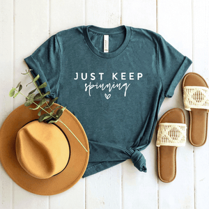 Just Keep Spinning - Bella+Canvas Tee