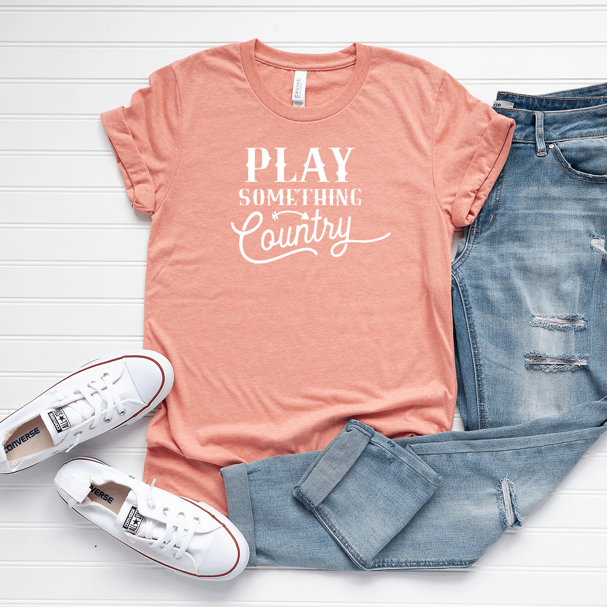 Play Something Country - Bella+Canvas Tee