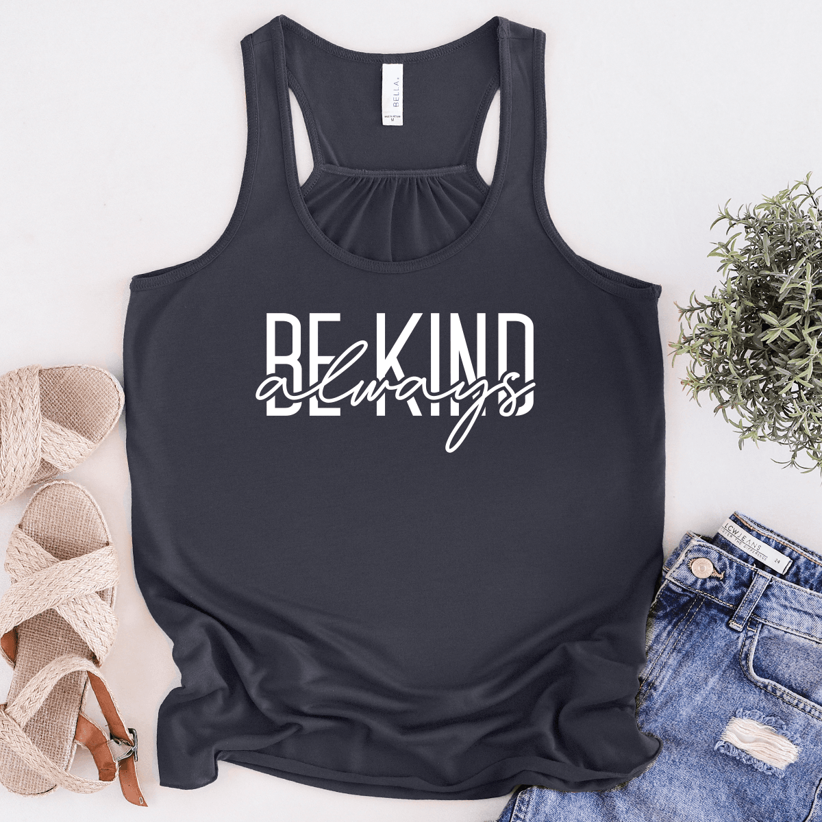 Be Kind (Always) - Bella+Canvas Racerback Tank