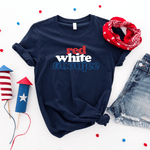 Red, White & Boujee - Bella+Canvas Tee