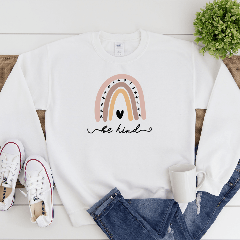 Be Kind (Rainbow) - Sweatshirt – Hustle and Thrive